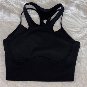 Black Racerback Sports Bra